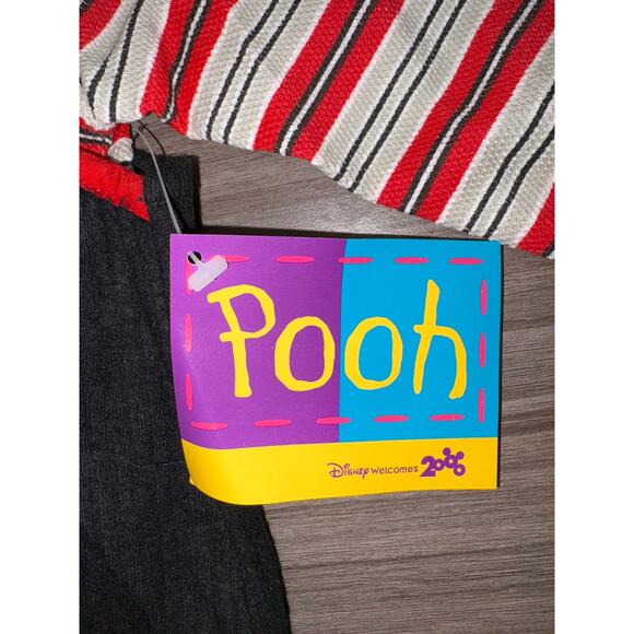 Vintage Disney Pooh "Blustery Day Bear" Overalls Set – 12M – NWT - Picture 3 of 5